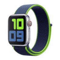 Ремешок Nylon loop для Apple Watch 38/40/41mm Neon lime